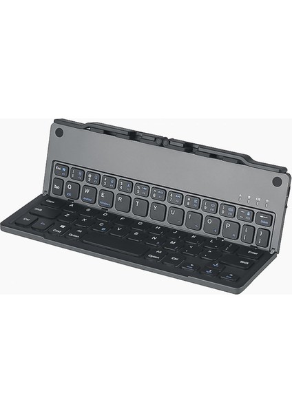 Seven Bluetooth Katlanabilir Klavye, Standlı ve Taşınabilir, Windows Ios Android iPhone ve Tablet ile Uyumlu Seyahat Klavyesi