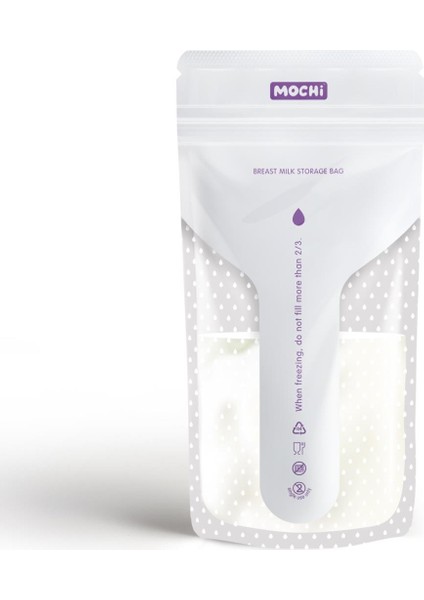 Nessiworld Mochi Anne Sütü Saklama Poşeti 50 Adet 200ML