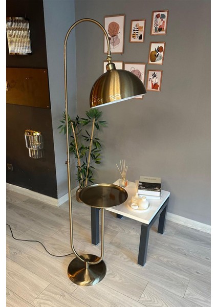 Eskitme Lambader Hareketli Başlık Sehpalı Modern Dekoratif Metal Oturma Odası Çalışma Odası