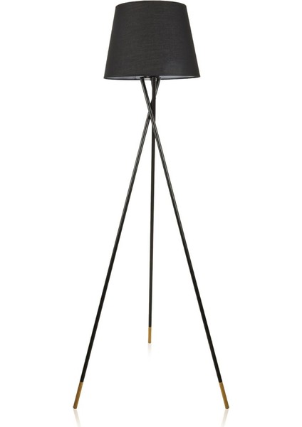 Lighting Beleg Lambader - Siyah / Altın - 148 cm