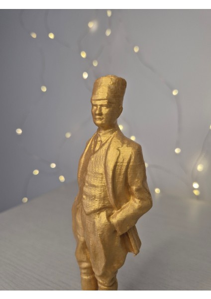 Mustafa Kemal Atatürk - 15 cm Figür Büst Hediye Koleksiyon Hobi