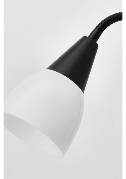 Okuma Lambalı Yer Lambası Lambader Siyah 178 cm JC015