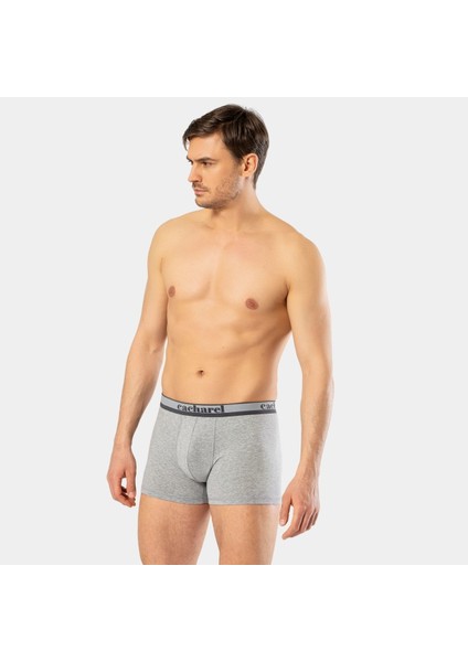 Erkek 3'lü Boxer 1337/BEYAZ-GRI-SIYAH