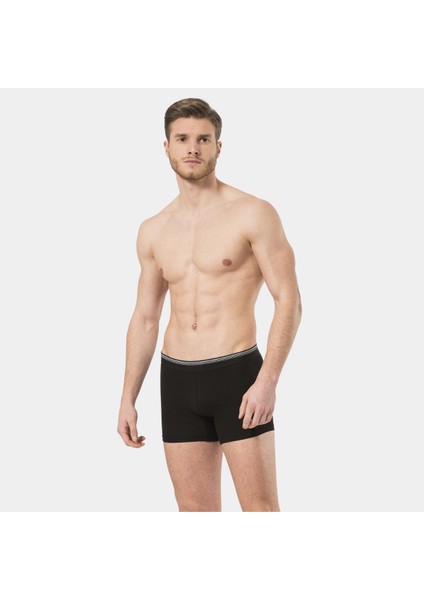 Erkek Likralı Boxer (2'li Paket) 126/SIYAH fiyatları