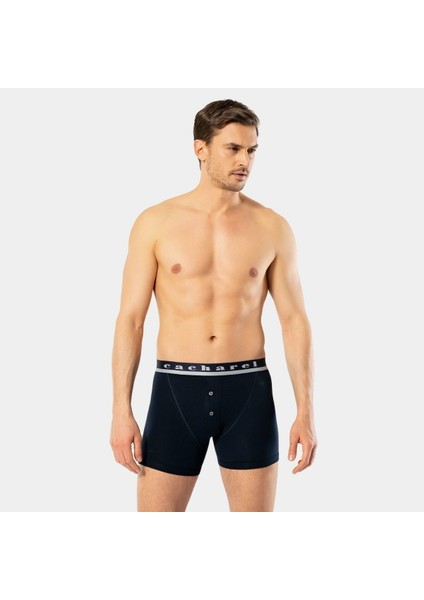 Erkek Düğmeli Boxer 1313/LACIVERT