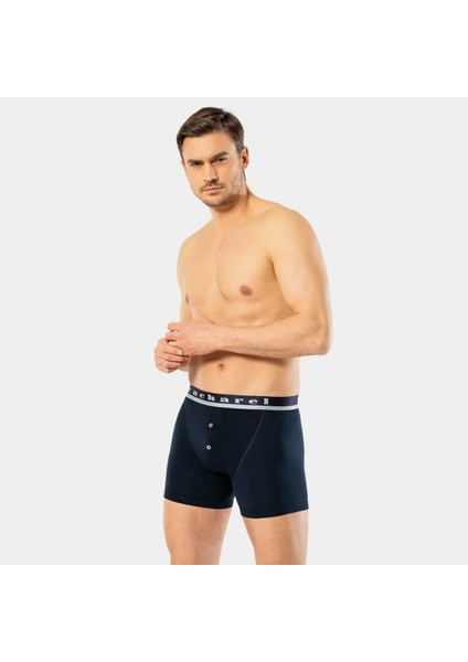 Erkek Düğmeli Boxer 1313/LACIVERT