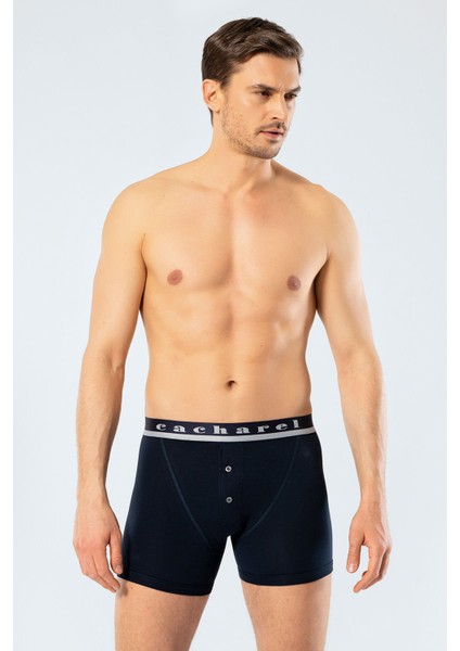 Erkek Düğmeli Boxer 1313/LACIVERT