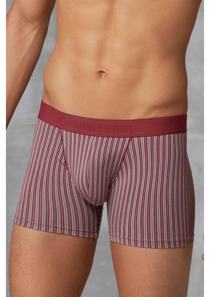 Erkek Modal Çizgi Desenli Normal Paça Boxer 1866