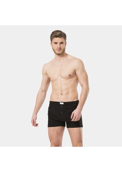 Erkek Düğmeli Boxer (2'li Paket) 186/SIYAH fiyatları