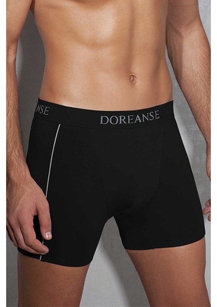 Erkek Modal Çizgili Normal Paça Boxer 1780