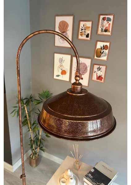 Patina Lambader Modern Dekoratif Metal Oturma Odası Çalışma Odası Zemin Lambası modelleri