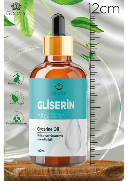 Gliserin %100 Doğal Bitkisel Yağı Gliserin Oil 100ML