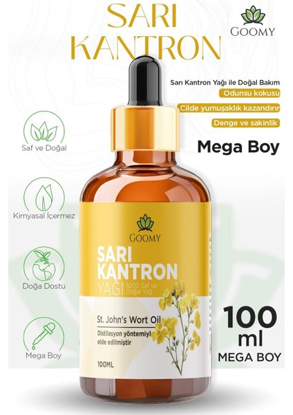 Sarı Kantaron Yağı Maserasyon Doğal Bitkisel Uçucu Yağ St John’s Wort Oil 100ml