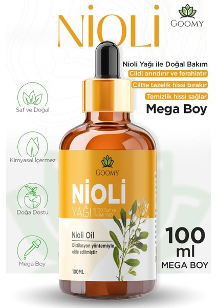 Nioil Yağı Distilasyon Doğal Bitkisel Uçucu Yağ Nioil Oil 100ml