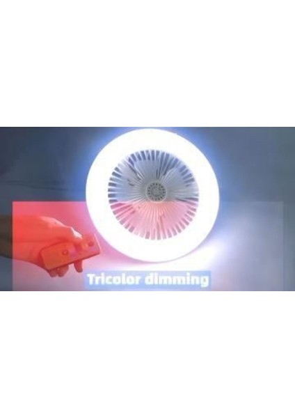 CT-1153 42 Watt Poyraz Fan Dimlenebilir LED Ampul 3 Renk