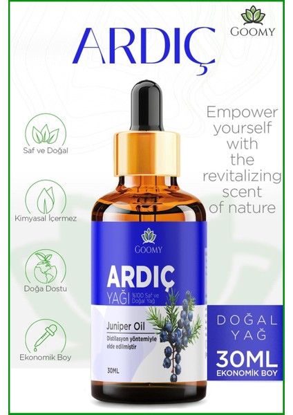 Ardıç Yağı Distilasyon %100 Doğal Bitkisel Uçucu Yağ Juniper Oil 30ML