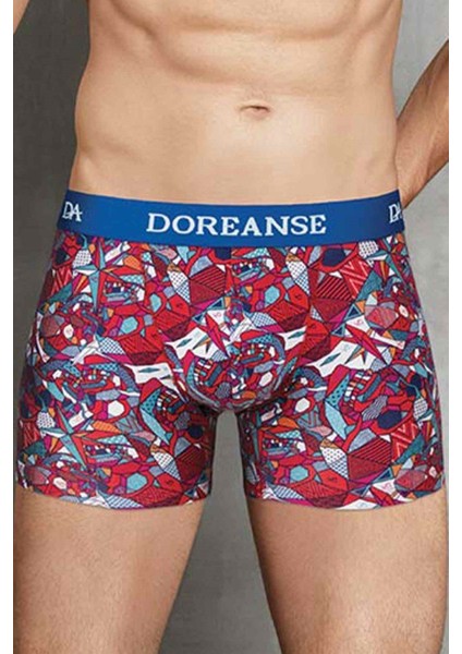 Erkek Modal Baskılı Normal Paça Boxer 1703
