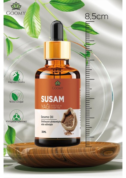 Susam Yağı Soğuk Sıkım Doğal Bitkisel Sabit Yağ Sesame Oil 30ml