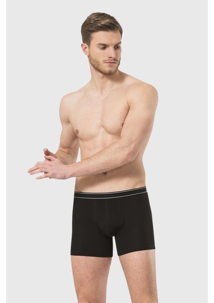 Erkek Likralı Boxer 174/SIYAH