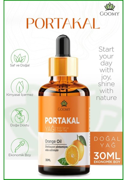 Portakal Uçucu Yağı 30 ml Saf ve Doğal Orange Essential Oil