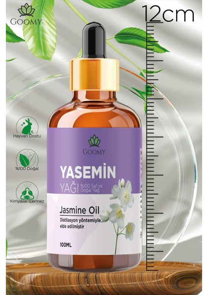 Yasemin Yağı Distilasyon Doğal Bitkisel Uçucu Yağ Jasmine Oil 100ml