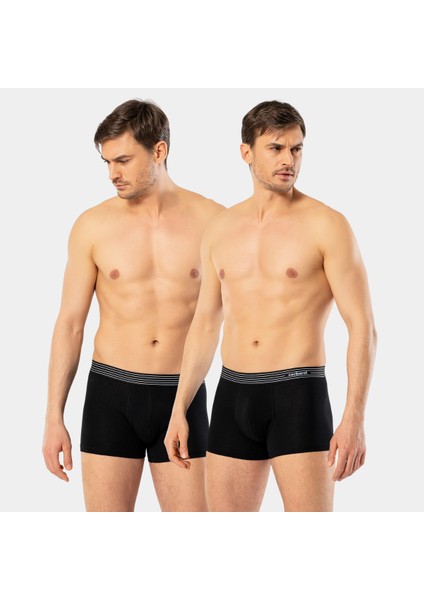 Erkek 2'li Boxer (Düz) 1318/SIYAH