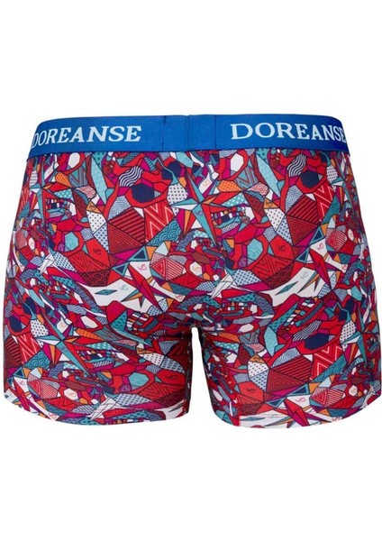 Erkek Modal Baskılı Normal Paça Boxer 1703