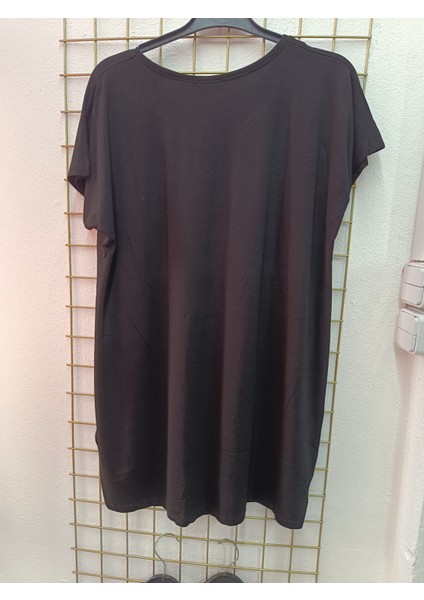 Büyük Beden Esnek Kumaş Bisiklet Yakalı Ön Baskılı Bluz fiyatları