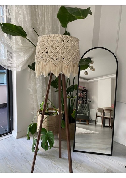 Makrome Tripod Ayaklı Lambader
