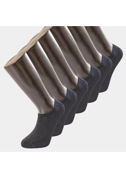 6'lı Paket Düz Sneakers Çorap 9004/LACIVERT