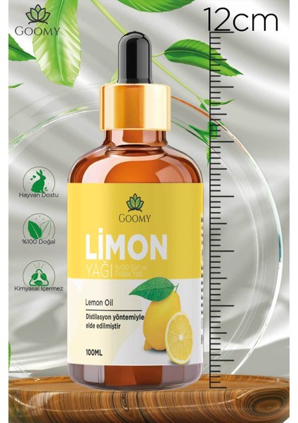 Limon Uçucu Yağı 100 ml %100 Saf ve Doğal Lemon Essential Oil