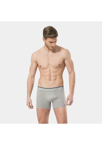 Erkek Likralı Boxer (2'li Paket) 126/GRI fiyatları