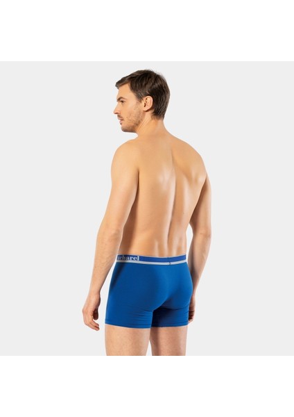 Erkek 3'lü Boxer 1338/LACIVERT-İNDIGO-SAKS 1338/LACIVERT-İNDIGO-SAKS