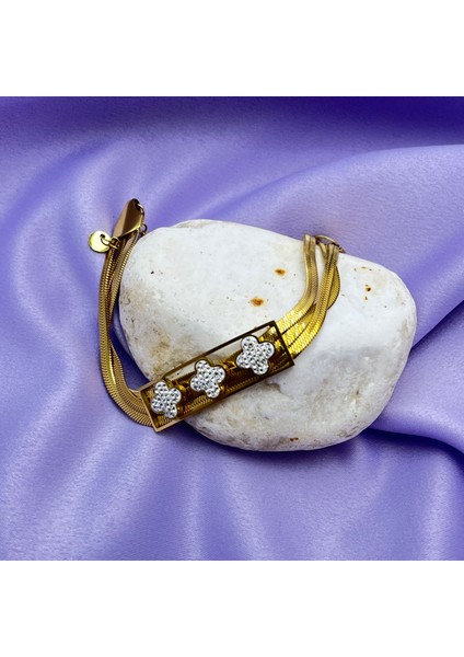 Italyan Zincir Çelik Bileklik Ayarlanabilir modelleri