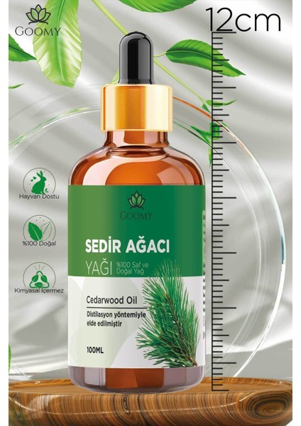 Sedir Ağacı Uçucu Yağı 100 ml Saf ve Doğal Cedarwood Essential Oil