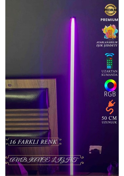 Rgb LED Lambader Kumandalı 4 Animasyonlu