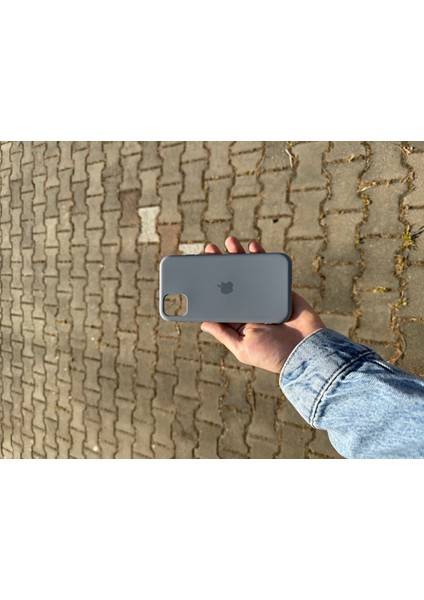 Apple iPhone 11 Gri Lansman Uyumlu Içi Kadife Silikon Kılıf modelleri