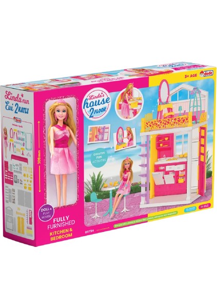 Nessiworld Linda'nın 2 Katlı Ev Seti