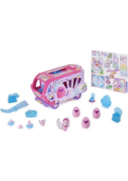 Nessiworld 1038215 Hatchimals Dönüşen Rainbow Cation Karavan