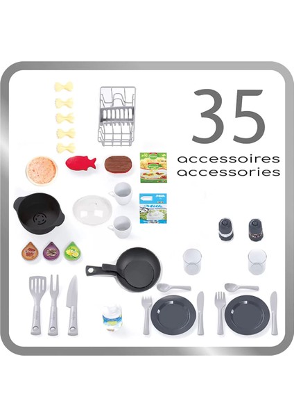 Smoby Kitchen Tech Edition Mutfak Seti 7600311052