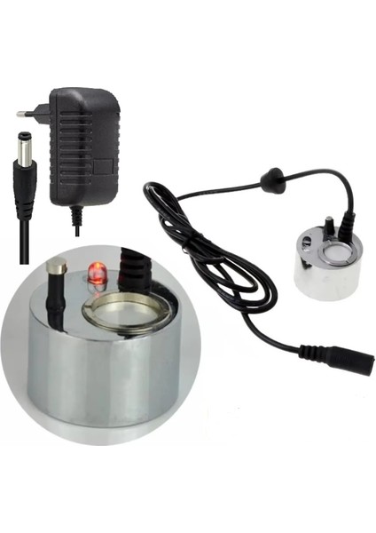 500ML Metal Soğuk Buhar Üreteci, Kuluçka Nem Nozulu 24V+ADAPTÖR