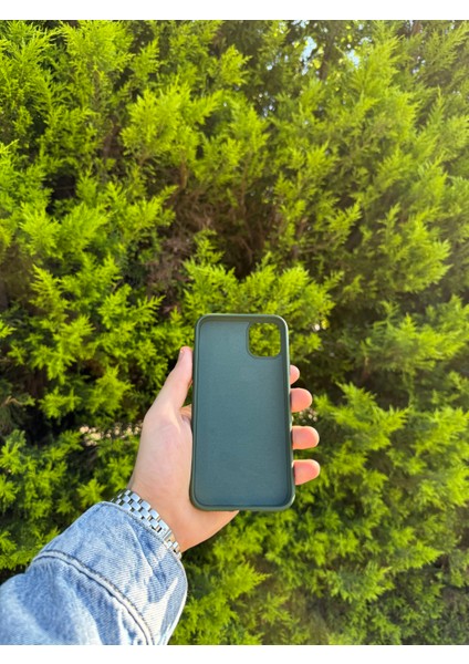 Apple iPhone 11 Kamuflaj Yeşili Lansman Uyumlu Içi Kadife Silikon Kılıf fiyatları