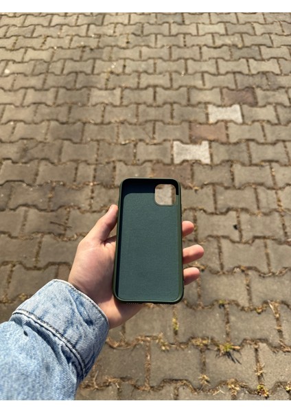 Apple iPhone 11 Kamuflaj Yeşili Lansman Uyumlu Içi Kadife Silikon Kılıf fırsatları