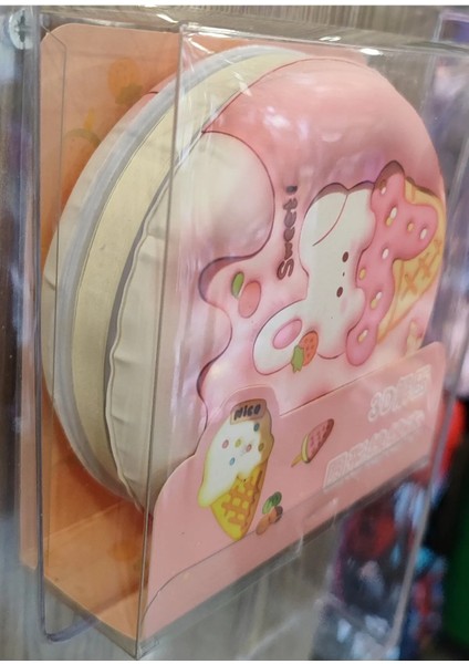 Hamburger Model Puf Defter Çok Amaçlı ( 12 cm )