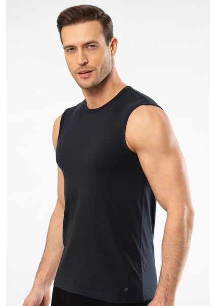 Erkek Bisiklet Yaka Spor Atlet 1303/LACIVERT