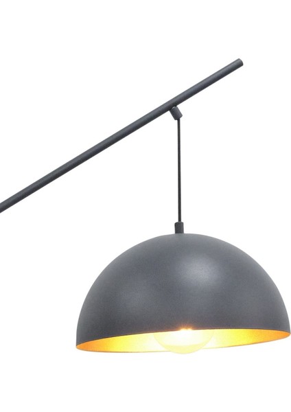 Antrasit/gri Boyalı Lambader PLC-1215-L-GR