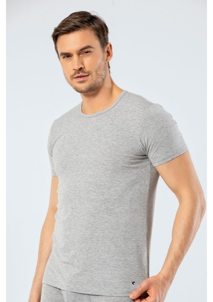 - Bisiklet Yaka T-Shirt 1305/GRI