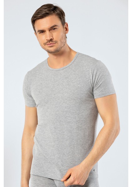 - Bisiklet Yaka T-Shirt 1305/GRI