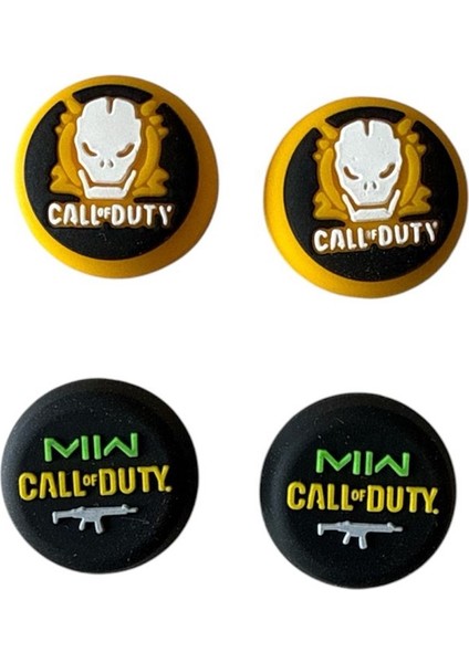 Desenli Ps4 Ps5 Xbox Analog Koruyucu 4lü Paket