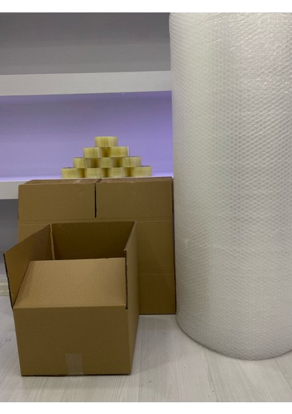 Erta Kağıt Çift Oluklu Kutu Boş Karton 30X30X20 Küçük Boy 15 Li Adet
